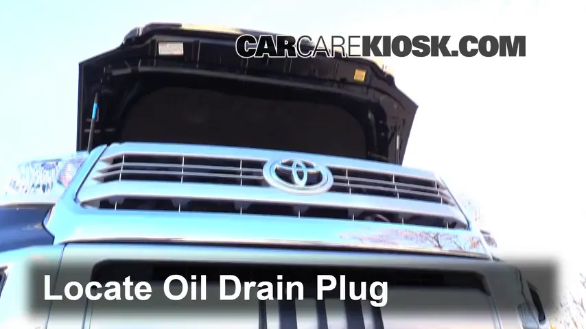 2015 Toyota Tundra Platinum 5.7L V8 Oil Change Oil and Oil Filter